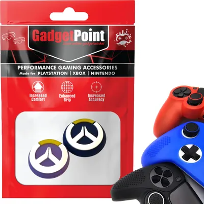 Obrázok produktu pre Držiaky na palce - Držiaky na palce pre ovládače PS5, PS4, PlayStation, Xbox Series X/S, One, 360 a Nintendo Switch Pro Controller - Herné držiaky na palce - Výkonné palce - Protišmykové krytky joystickov - Príslušenstvo k ovládačom