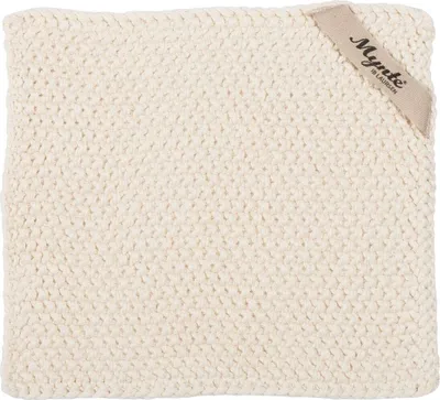 Produktbild von Topflappen 'Mynte' creme gestrickt beige von IB Laursen