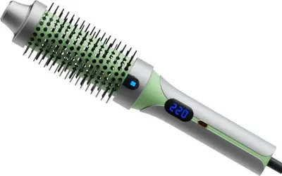 Produktbild von INF Manuelle Lockenwickler mit Temperaturregelung & Glättungskamm Grün