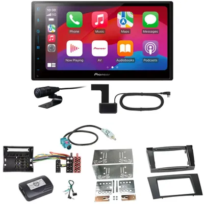 Produktbild von Pioneer SPH-DA77DAB CarPlay Android Auto Einbauset für Mercedes W211 CLS W219