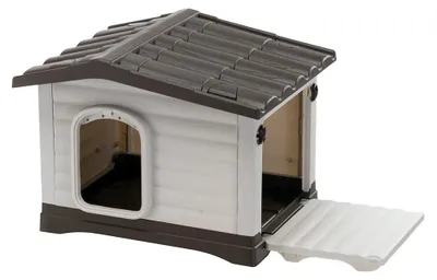 Zdjęcie produktu dla Ferplast buda dla psa Dogvilla 60 58x48x44 cm Szara