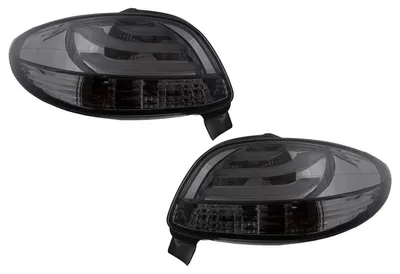Produktbild von LED-Rückleuchten für Peugeot 206 Schrägheck 3/5 Türen 1998–2004 Schwarzer Rauch.