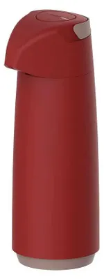 Image de Tramontina - Bouteille thermos avec siphon (rouge, 1.8L)