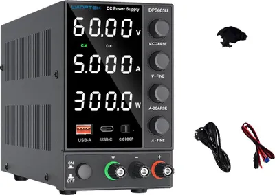 Zdjęcie produktu dla Zasilacz, regulowane napięcie, wyświetlacz cyfrowy, DPS605U 60V5A