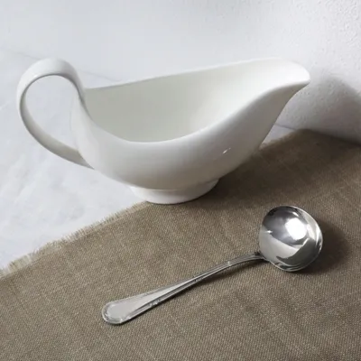 Saucenlöffel Edelstahl 18/10, 18 cm, spülmaschinengeeignet