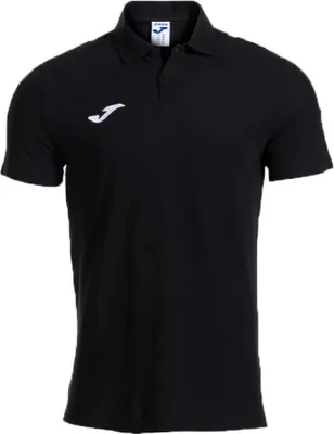 Zdjęcie produktu dla Koszulka polo z krótkim rękawem Joma Olimpiada, czarny, rozmiar M, męska, czarny, rozmiar M