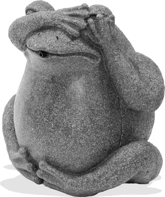 Produktbild von esotec Wasserspeier-Figur FROSCH sitzend EINZELFIGUR Teichfigur 100746