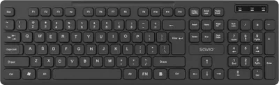 Produktbild von Savio KB-02 Tastatur Heimbüro USB QWERTY Schwarz