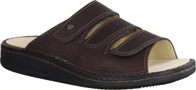 Produktbild von Finn Comfort Korfu, Herrenschuhe, Pantolette, Leder, Darkbrown, bequem - Marken Finn Comfort, Braun, leder (grass)