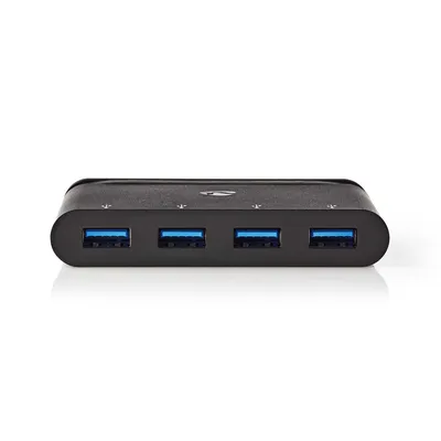 Obrázek produktu pro Nedis TCARF200BK, USB 3.2 Gen 1 (3.1 Gen 1) Type-C, USB 3.2 Gen 1 (3.1 Gen 1) Type-C, Černá, Kov, Plast, Polyvinylchlorid (PVC), 1 kusů