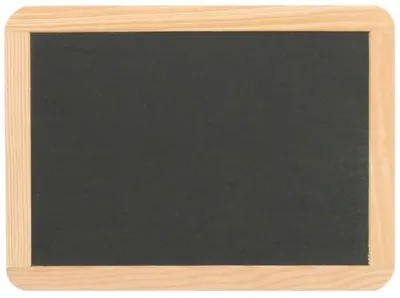 Produktbild von Echte Schiefertafel mit Naturholzrahmen 16 x 22 cm