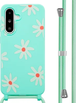 Immagine prodotto di Custodia in silicone imoshion con nastro Samsung Galaxy A36 / A56 - Green Flower Distance