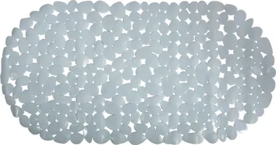 Produktbild von MSV Dusche/Badewanne rutschfeste Matte Badezimmer - pvc - grau - 39 x 99 cm