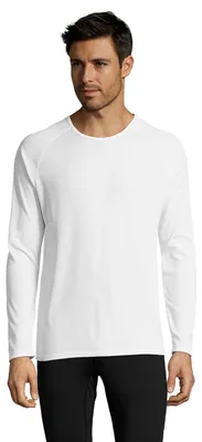 Immagine prodotto di SOLS - Maglietta da uomo - Sport a maniche lunghe LT1549 (M) (bianco)
