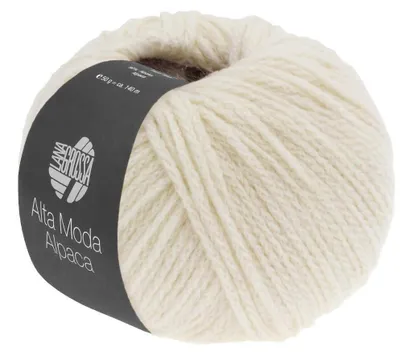 Produktbild von Lana Grossa - Alta Moda Alpaca 0014 rohweiß