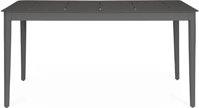 Produktbild von Moderner Gartentisch 160x90cm aus Aluminium Bizzotto Nebula - Anthrazit