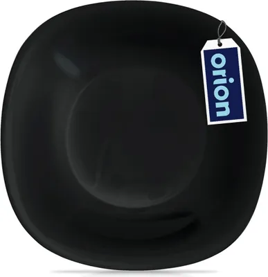 Produktbild von Orion Tiefer Teller Essteller Speiseteller aus Glas schwarz LUNA 21,5 cm 650 ml