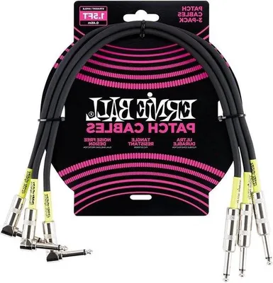 Obrázok produktu pre Prepojovací kábel, čierny – 3 ks – 46 cm