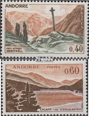 Produktbild von Briefmarken Andorra - Französische Post 1965 Mi 191-192 (kompl.Ausg.) postfrisch Landschaften