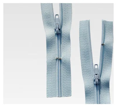 Produktbild von Reißverschluss hellblau 70 cm für Bettwäsche und Kopfkissenbezüge