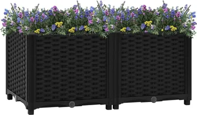 Produktbild von Hochbeet 80x40x38 cm Polypropylen , Gabionen Design 2024