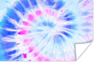 Produktbild von MuchoWow® Poster Sommer - Krawattenfärbung - Weiß 120x80 cm - Bilder