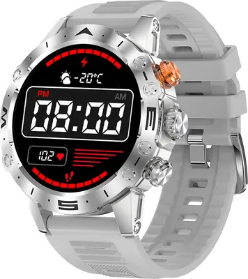 Produktbild von Smartwatch Herren mit Telefonfunktion, IP68 Wasserdicht, 1.53'' IPS Touchscreen 120+ Sportmodi Outdoor, Herzfrequenz, Schlafmonitor, Android iOS