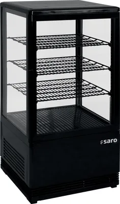 Immagine prodotto di Vetrina refrigerata ventilata Saro Mini modello SC 70 nera