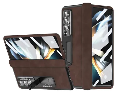 Obrázok produktu pre Pre Samsung Galaxy Z Fold4 5G 360° Napa magnetický kryt na mobilný telefón