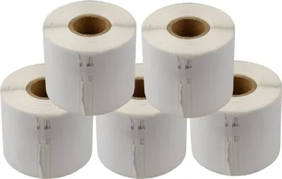 Produktbild von 5 Rollen Etiketten für Dymo, Typ 99014, Format 54 x 101 mm