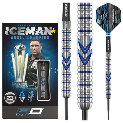 Produktbild von Red Dragon Gerwyn Price Iceman Midnight 90% - Steeldarts