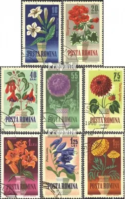 Produktbild von Briefmarken Rumänien 1964 Mi 2268-2275 (kompl.Ausg.) gestempelt Gartenblumen