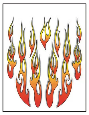 Image de Kit d'autocollants de Flames 911