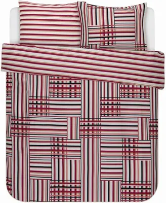 Produktbild von Essenza Bettwäsche Evie Duvet I Größe 200x200 2 80x80 cm I Farbe Red AL