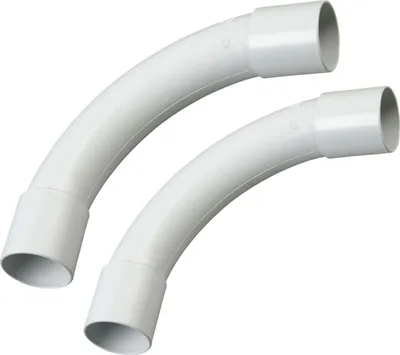 Produktbild von Kopp Steckbogen für Stangenrohr 90°, M25, 2er Pack