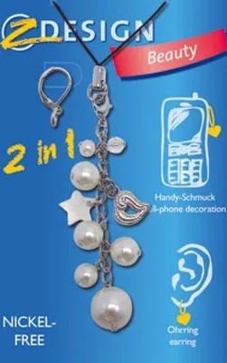 Produktbild von Ohrring Handy-Schmuck Perlen