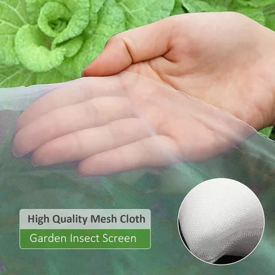 Imagen del producto de Malla antiinsectos de malla fina, 3 x 4 metros, protección para hortalizas y plantas, red para jardín