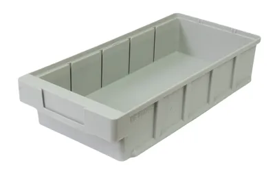 Produktbild von Regalkasten VKB 500x186x83 mm - grau, aus Polypropylen