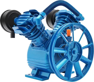 Obrázok produktu pre Vzduchový kompresor – čerpadlo – valec z liatiny – výkon 2200 W – prietok 250 l/min – tlak 8 bar – otáčky 1050 ot/min – modrá farba