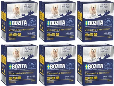 Produktbild von Bozita 4262 Hunde-Dosenfutter Huhn Adult 370 g