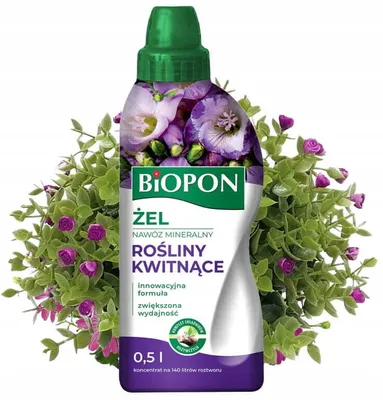 Obrázek produktu pro BIOPON minerální hnojivo pro kvetoucí rostliny 0,5L