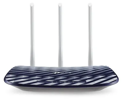 Zdjęcie produktu dla TP-Link AC750, Wi-Fi 5 (802.11ac), Dual-band (2.4 GHz/5 GHz), Przewodowa sieć LAN, Czarny, Biały, Router biurkowy