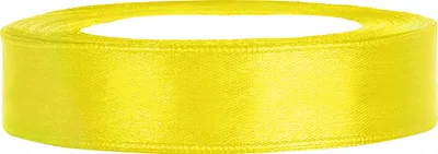 Produktbild von Satinband gelb B:12mm, L:25m