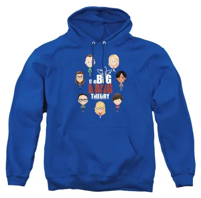 Immagine prodotto di Big Bang Theory - Felpa con cappuccio unisex, modello TV40482 (taglia L), colore blu reale
