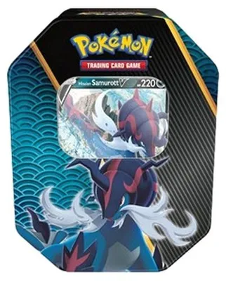 Produktbild von Pokemon Divergent Powers Tins: Hisuian Samurott V Tin