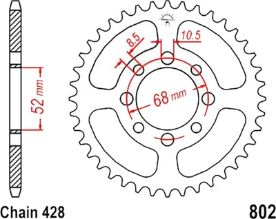Image de Zębatka ESJOT "15007"
428