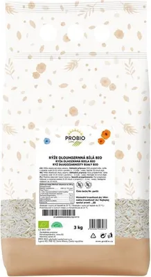 Obrázek produktu pro GASTRO - Rýže dlouhozrnná bílá3 kg PROBIO