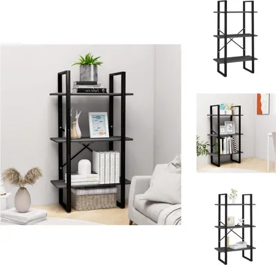 Immagine prodotto di vidaXL Scaffale grigio 60x30x105 cm in legno - Scaffali e librerie