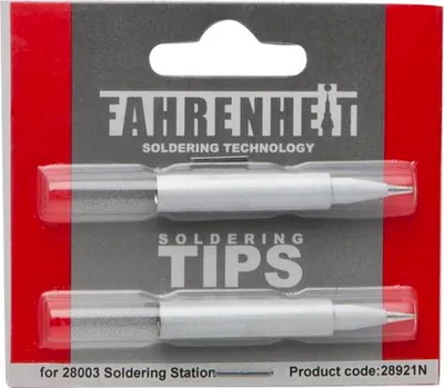 Produktbild von Ersatzspitze 28921N für Lötstation 28003 - 2 Stück pro Blister - Lötspitze für Lötkolbenzubehör [28921N]