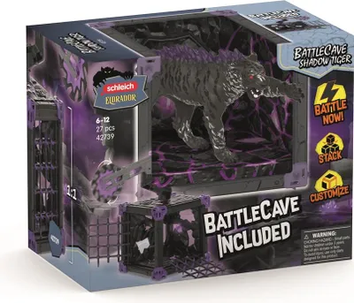 Obrázek produktu pro schleich ELDRADOR CREATURES 42739, BattleCave, 7 rok/roky, Černá, Šedá, Purpurová